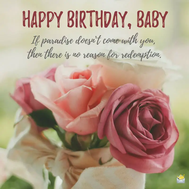 Romantic Birthday Wishes for your 