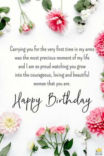 164 Heartwarming Happy Birthday Quotes for your Daughter